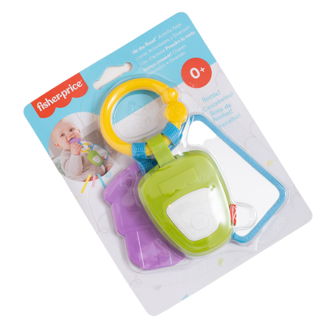Fisher-Price Hit the Road Activity Keys, Baby Rattle Toy