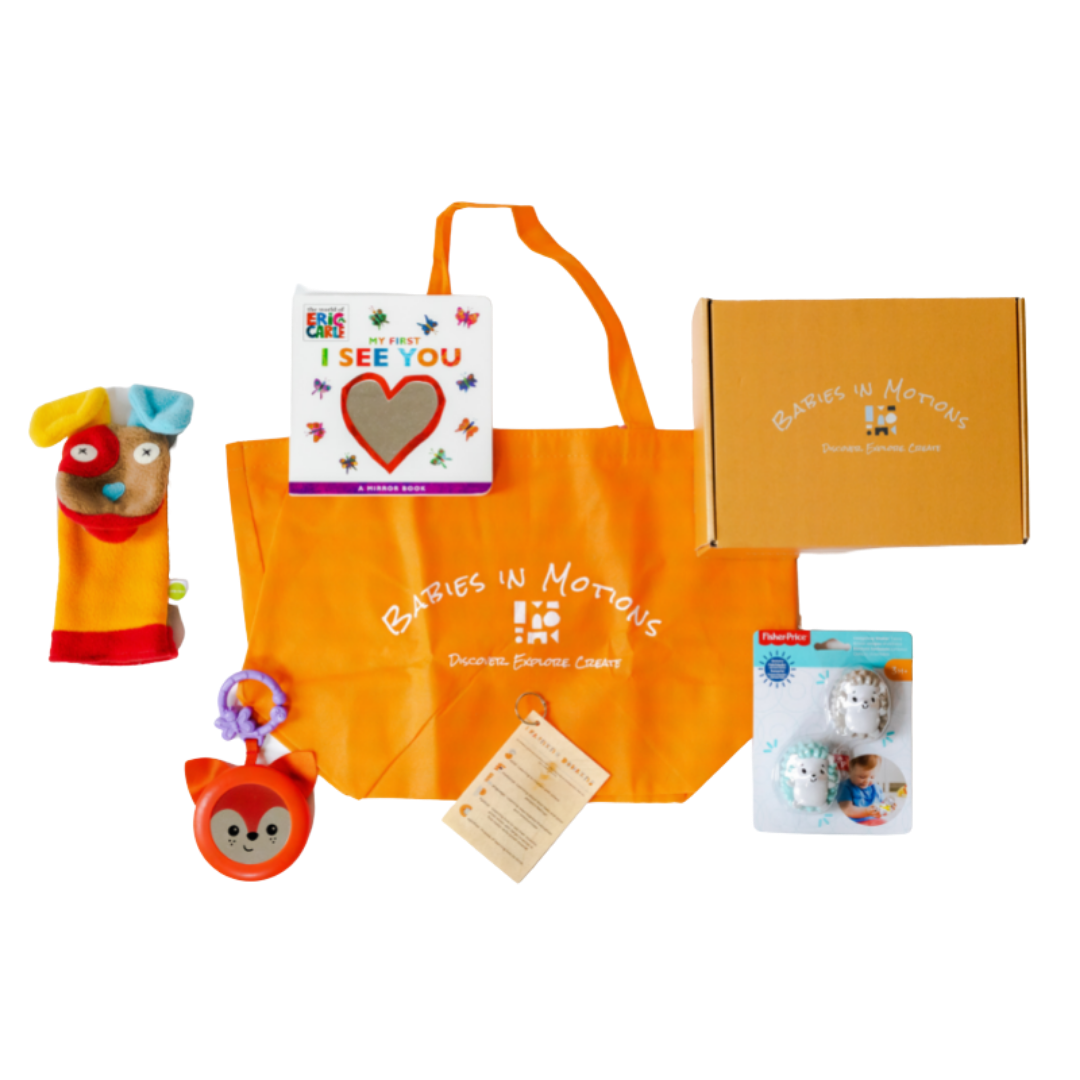 Picture of all the items included in Discover Box April 2021